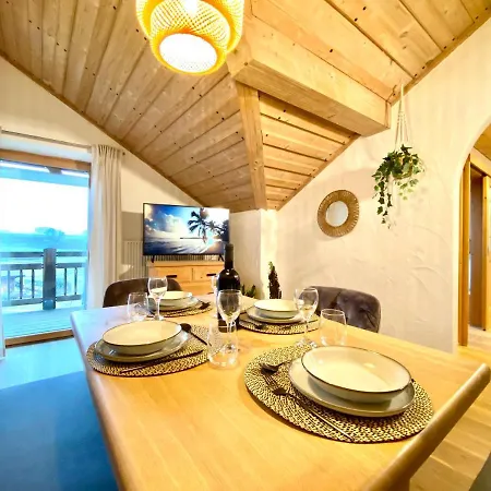 Familienapartment Balkon I Bergblick I Blockhuette Διαμέρισμα Hopferau
